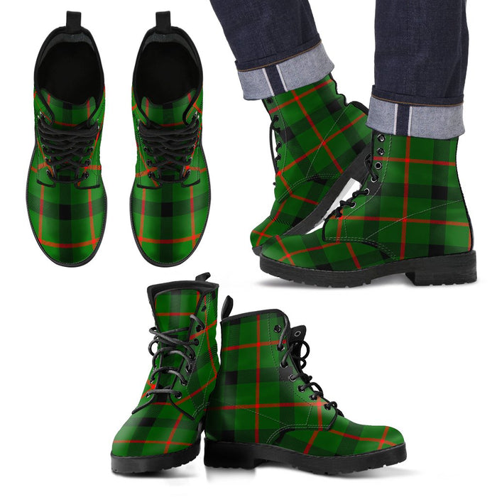 Kincaid Modern Tartan Leather Boots Footwear Shoes