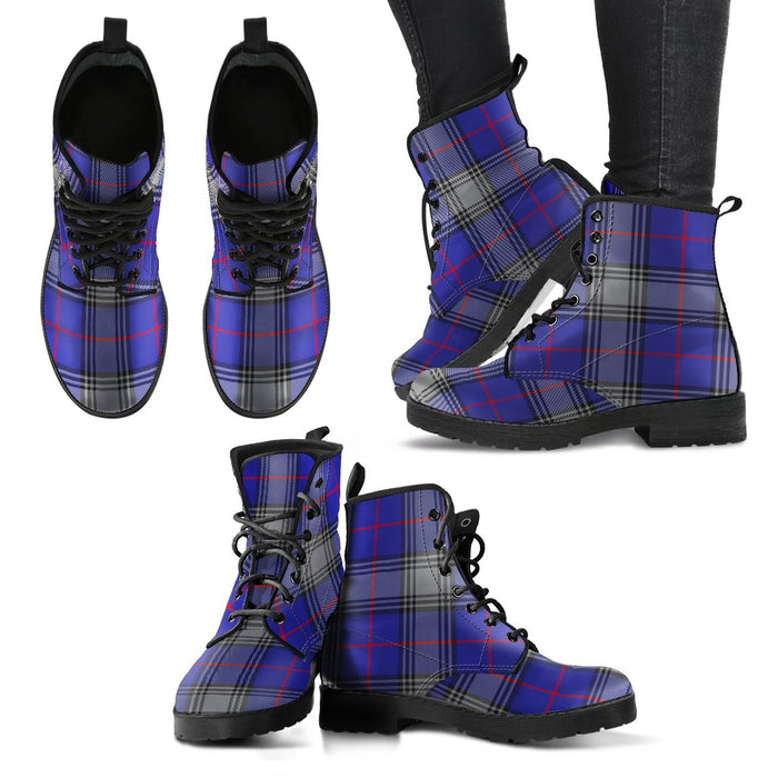 Kinnaird Tartan Leather Boots