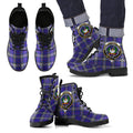 Kinnaird Tartan Leather Boots Footwear Shoes