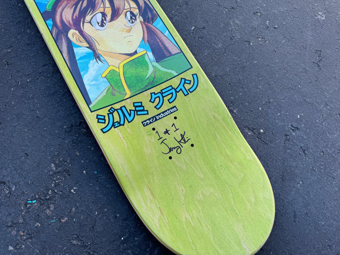 knight sabers GREEN/BLUE/PURPLE 3 8.5 X 32 1 of 1 SIGNED