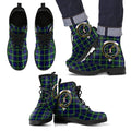Lammie Tartan Leather Boots Footwear Shoes