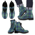 Leslie Hunting Ancient Tartan Leather Boots Footwear Shoes