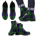 Leslie Hunting Tartan Leather Boots Footwear Shoes