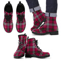 Little Tartan Leather Boots Footwear Shoes