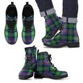 Logan Ancient Tartan Leather Boots Footwear Shoes