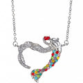 Love-shaped Mermaid Necklace Europe And The United States Creative Chain Jewelry