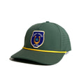 Lucky Gulf Polo Patch Performance Hat with Gold Rope