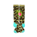 Lucky Leopard Diva Performance Boot Socks