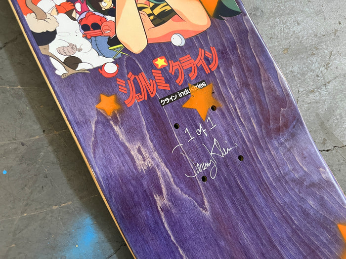 lum chan 8.25 X 32.25 PURPLE GLITTER MIXED PROCESS SIGNED 1 of 1