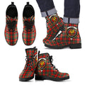 Lyle Tartans Leather Boots Footwear Shoes