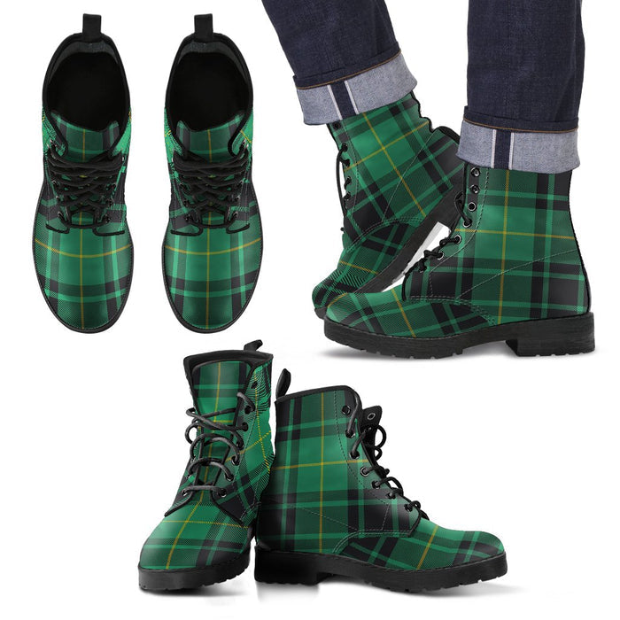 MacArthur Ancient Tartan Leather Boots Footwear Shoes