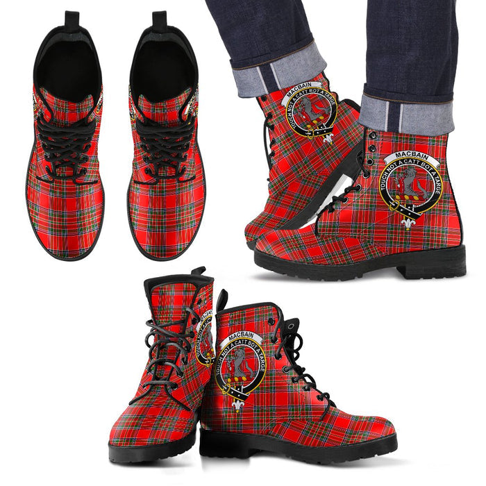 Macbain Leather Boots Footwear Shoes