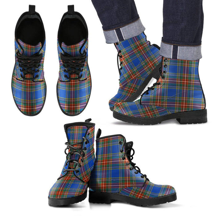 MacBeth Ancient Tartan Leather Boots Footwear Shoes