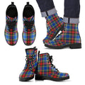 MacBeth Modern Tartan Leather Boots Footwear Shoes