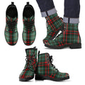 MacDiarmid Modern Tartan Leather Boots Footwear Shoes