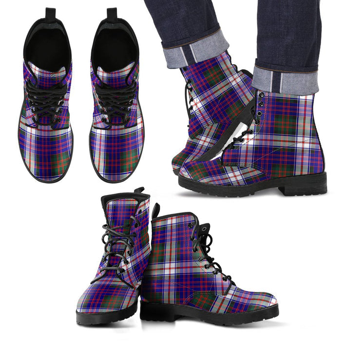 MacDonald Dress Modern Tartan Leather Boots Footwear Shoes