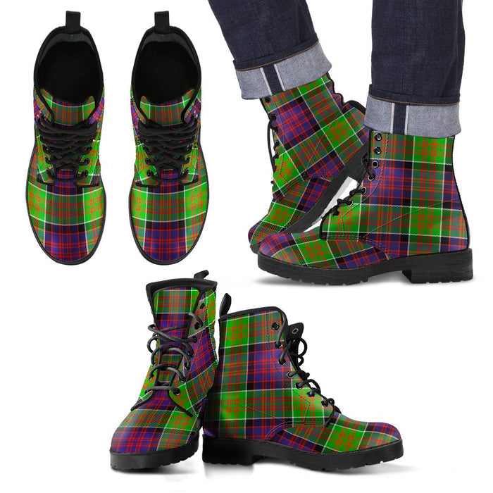 MacDonald of Clanranald Tartan Leather Boots Footwear Shoes