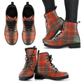 MacDougall Ancient Tartan Leather Boots Footwear Shoes