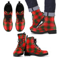 MacFie Tartan Leather Boots Footwear Shoes