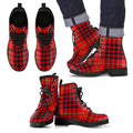 MacIan Tartan Leather Boots Footwear Shoes