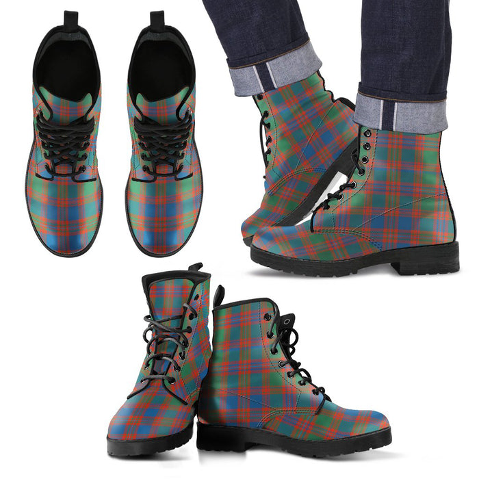 MacIntyre Ancient Tartan Leather Boots Footwear Shoes