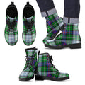 MacKenzie Dress Modern Tartan Leather Boots Footwear Shoes