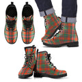 MacKinnon Ancient Tartan Leather Boots Footwear Shoes