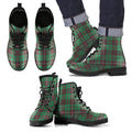 MacKinnon Hunting Ancient Tartan Leather Boots Footwear Shoes