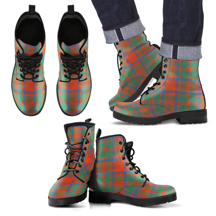 MacKintosh Ancient Tartan Leather Boots Footwear Shoes