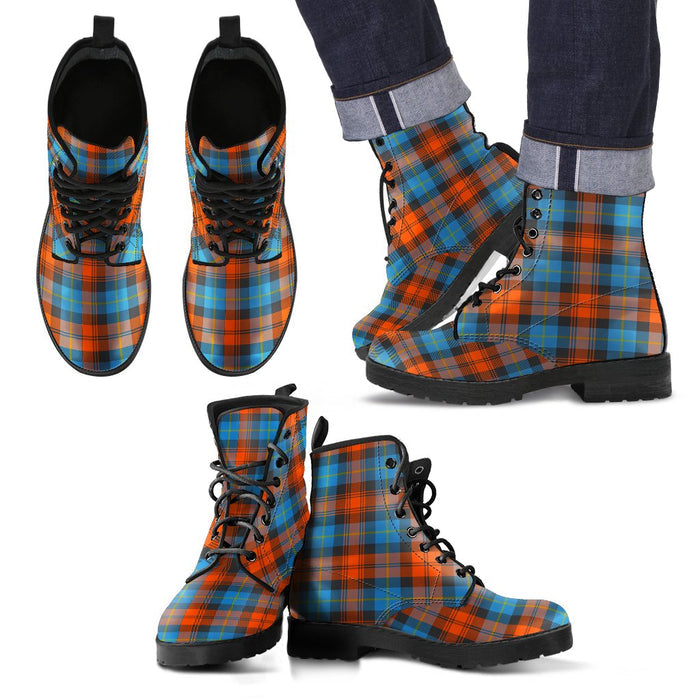 MacLachlan Ancient Tartan Leather Boots Footwear Shoes