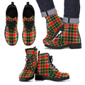 MacLachlan Hunting Modern Tartan Leather Boots Footwear Shoes