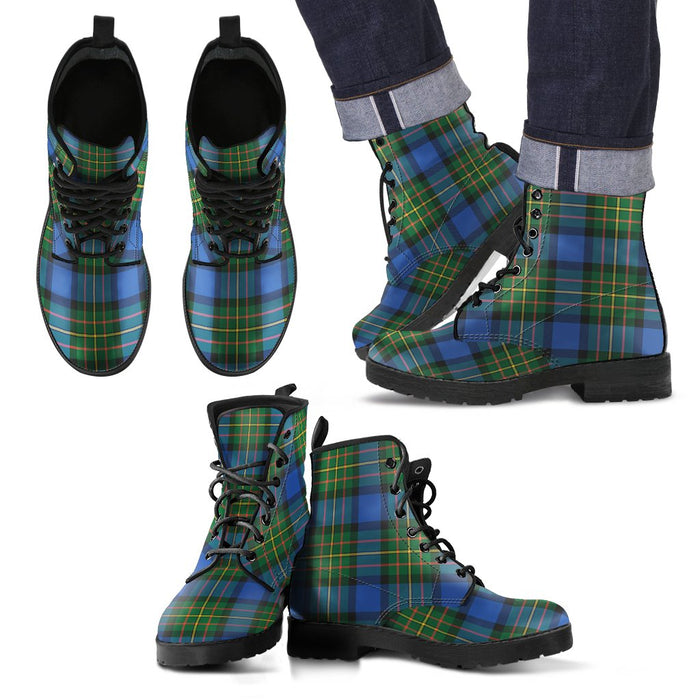 MacLaren Ancient Tartan Leather Boots Footwear Shoes