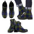 MacLaren Modern Tartan Leather Boots Footwear Shoes