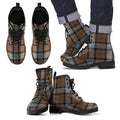 MacLaren Weathered Tartan Leather Boots Footwear Shoes