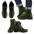 MacLean Hunting Tartan Leather Boots Footwear Shoes
