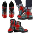 MacLeay Tartan Leather Boots Footwear Shoes