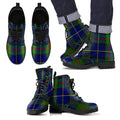 MacLeod of Harris Modern Tartan Leather Boots Footwear Shoes