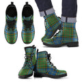 MacMillan Hunting Ancient Tartan Leather Boots Footwear Shoes