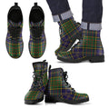 MacMillan Hunting Modern Tartan Leather Boots Footwear Shoes