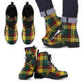 MacMillan Old Modern Tartan Leather Boots Footwear Shoes
