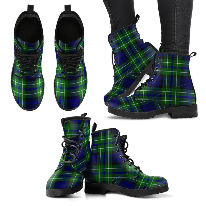 MacNeil of Colonsay Modern Tartan Leather Boots