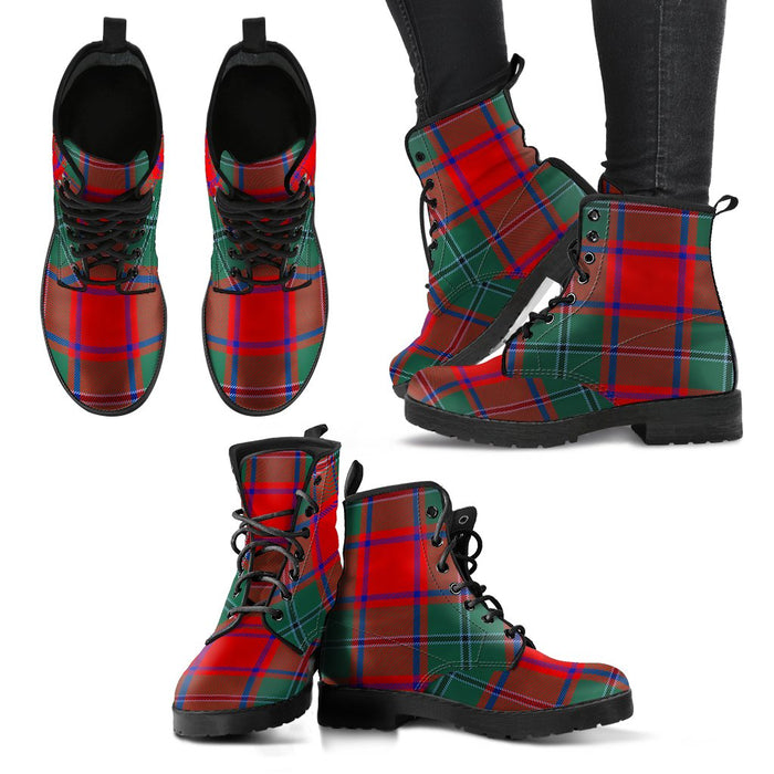 MacPhail Clan Tartan Leather Boots