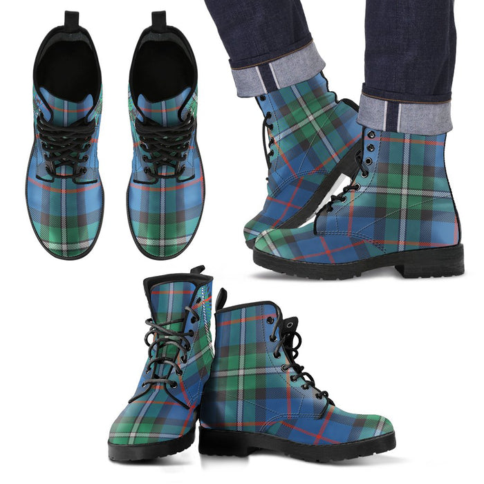 MacPhail Hunting Ancient Tartan Leather Boots Footwear Shoes