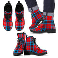 MacTavish Modern Tartan Leather Boots Footwear Shoes