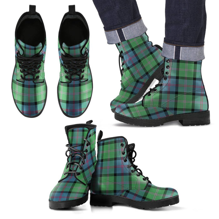 MacThomas Ancient Tartan Leather Boots Footwear Shoes