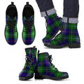MacThomas Modern Tartan Leather Boots Footwear Shoes