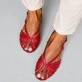 Made to order ships in 3–5 days Low heeled fish mouth strap beach casual women's sandals