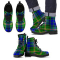 Maitland Tartan Leather Boots Footwear Shoes