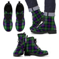 Malcolm Modern Tartan Leather Boots Footwear Shoes