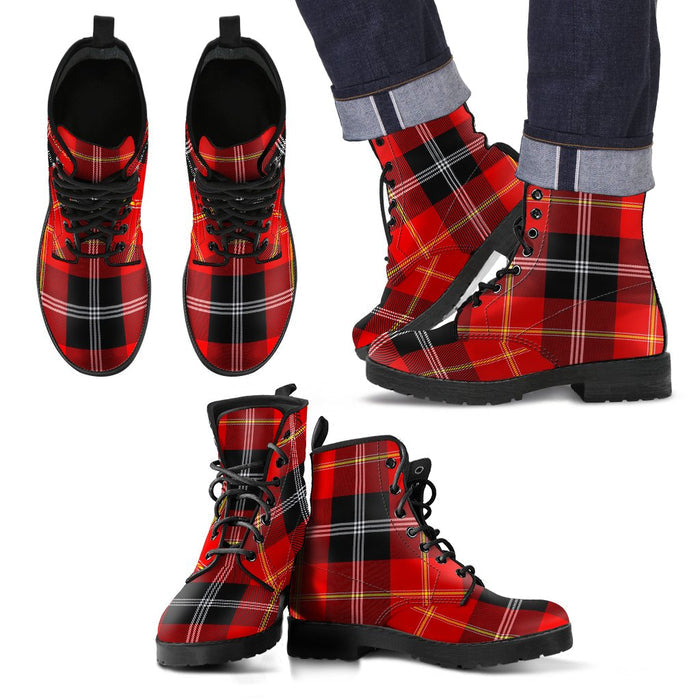 Marjoribanks Tartan Leather Boots Footwear Shoes